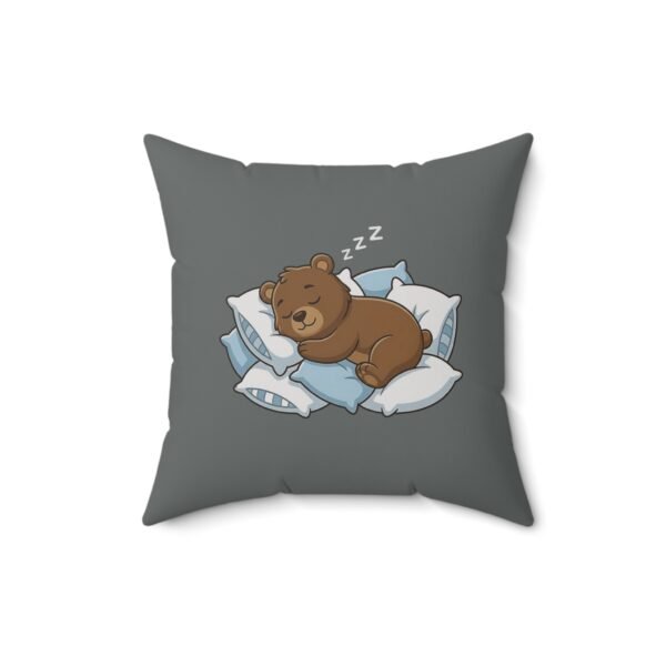 Nap Mode | Square Pillow (Gray)