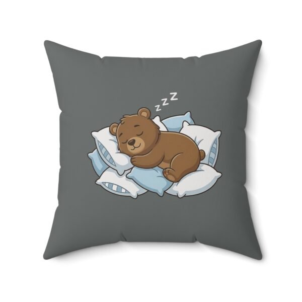 Nap Mode | Square Pillow (Grey)